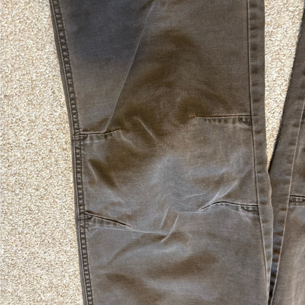 Y2k Express Brown Button-Fly Drawstring Pants Sma… - image 7